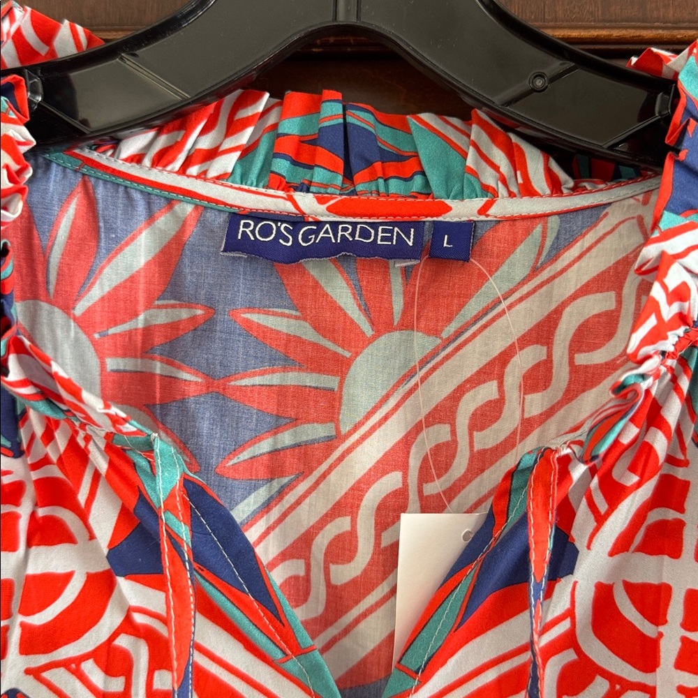 Colorful Patterned Mini Dress - Picture 2 of 3